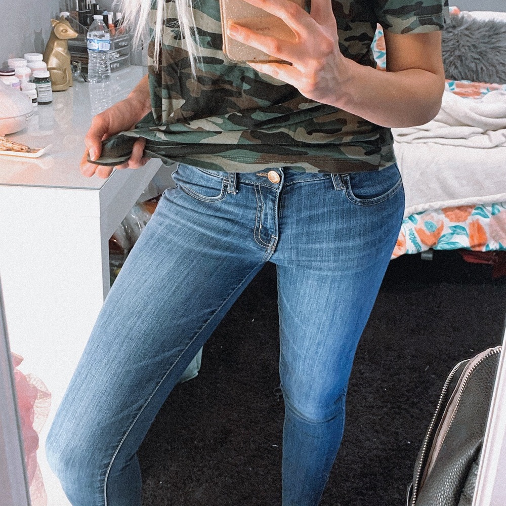 AMERICAN EAGLE | Medium Wash Jeggings